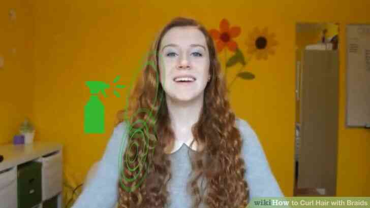 Image intitulée Friser les Cheveux avec des Tresses Étape 7